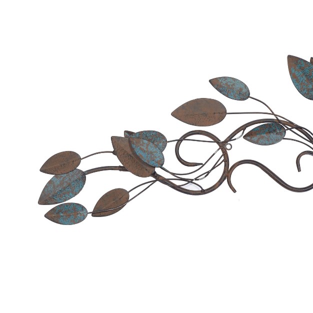 Metal Leaf Wall Decor Blue Olivia amp May