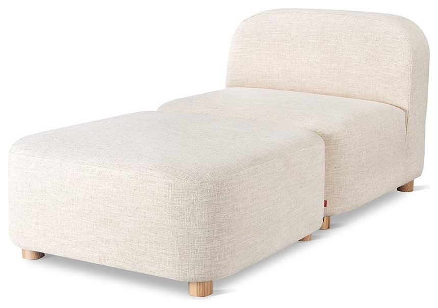 Circuit Modular 2 Pc Chaise Bayview Osprey   Transitional   Indoor Chaise Lounge Chairs   by Old Bones Co.  Studios  Houzz