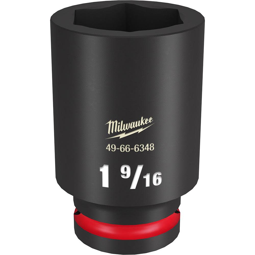 Milwaukee Impact Socket 3/4 Drive 1 9/16 Deep 6 Point 49-66-6348 from Milwaukee