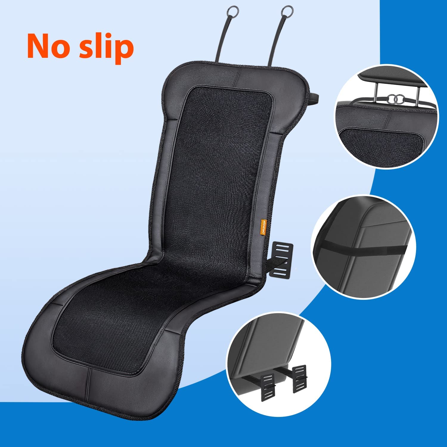 Heated Car Seat Cover with Fast-Heating Technology for Back，Waist，Thighs to Reduce Stress