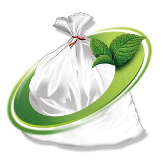 Mint-X 60 Gal. 38 in. x 58 in. 1.3 Mil Clear Rodent Repellent Trash Bags (100-Count) MX3858XHC