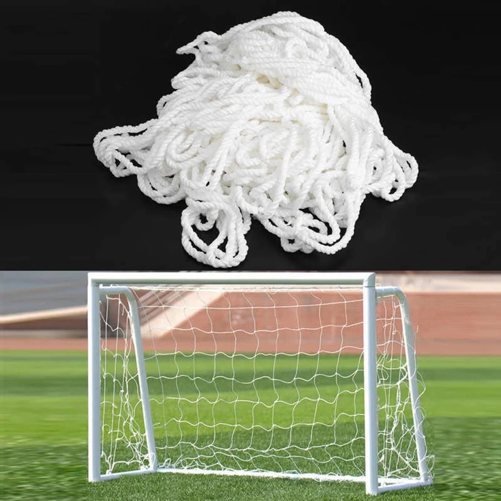 Heavy Duty Replacement Net Accessories White Polyethylene Goal Net for Training Competition Adult Teens 1.2mx0.8m