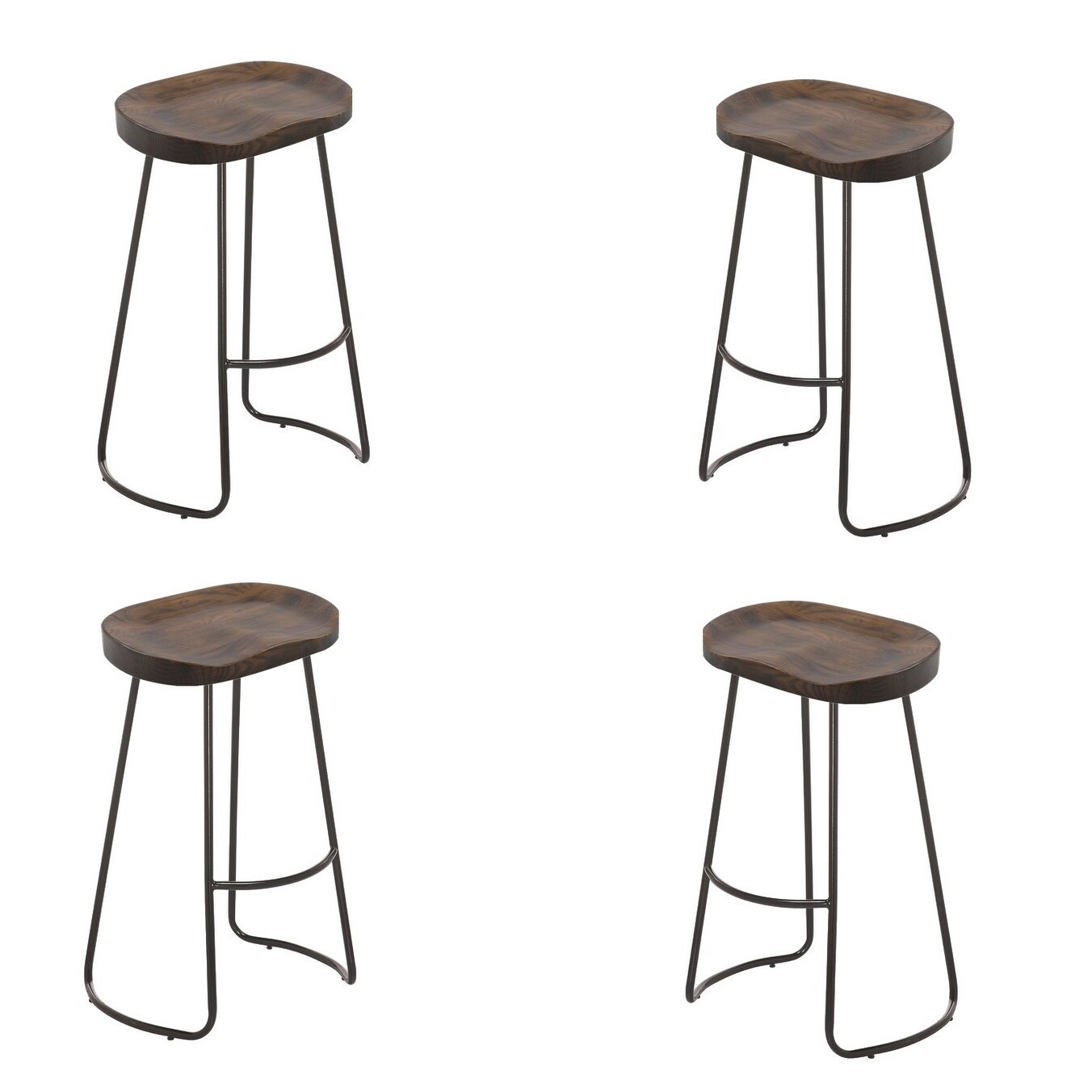 Banjul Stool (Set of 4) - H 26