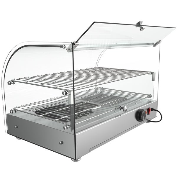 22-Inch Commercial Countertop Food Warmer Display Case Merchandiser 1.5 cu.ft.