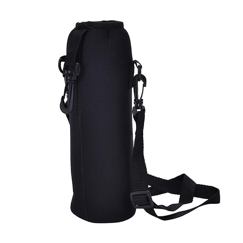 Born Pretty 1000ml Water Bottle Cover Bag Pouch W/strap Neoprene Water Bottle Carrier Insulated Bag Pouch Holder Shoulder Strap Black