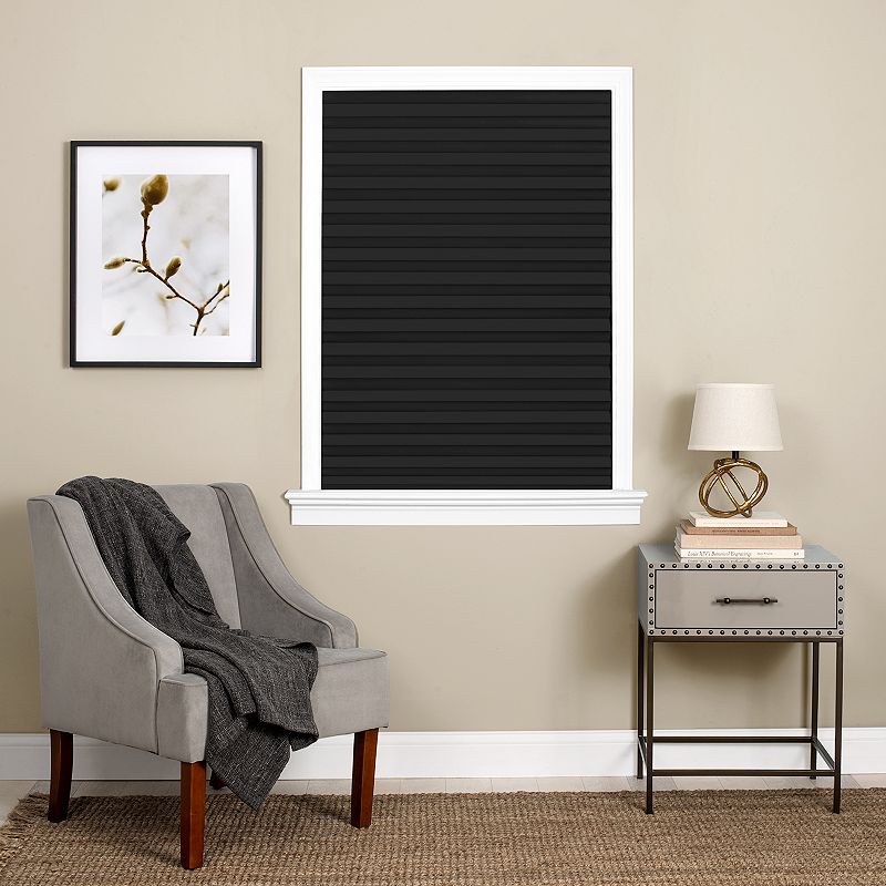 Achim Cordless 1-2-3 Vinyl Room Darkening Pleated Window Shade