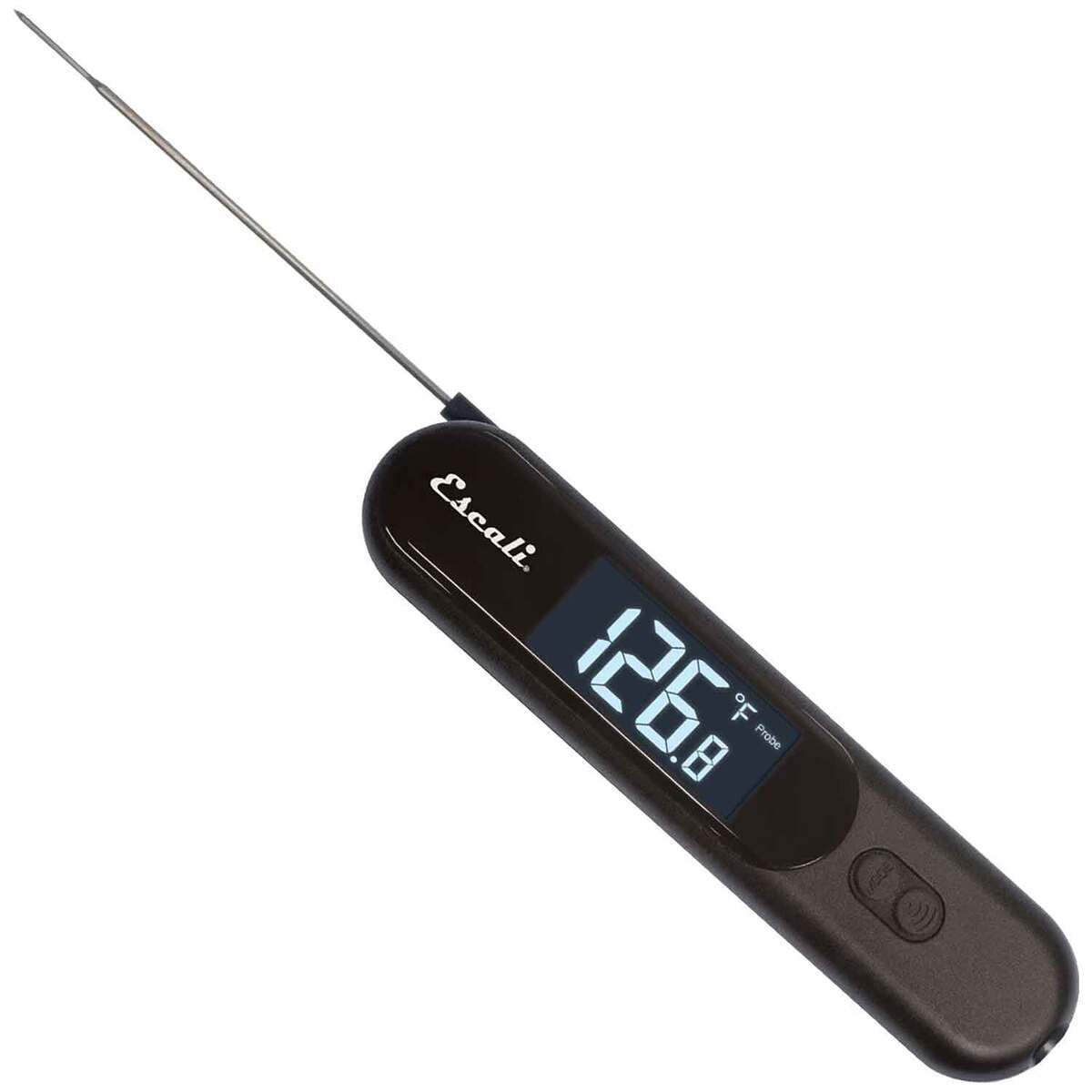 Escali Infrared Surface and Folding Probe Digital Thermometer  Black