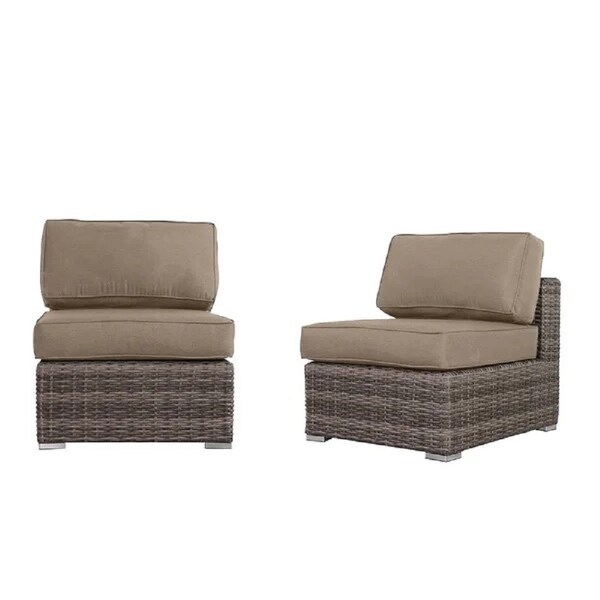 LSI Antibes 10piece Sectional Set with Cup Holders and Sunbrella Cushions