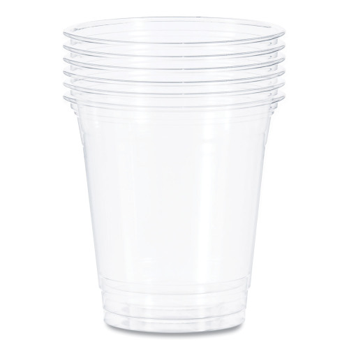 Dart Ultra Clear Cups， Practical Fill， 12-14 oz， PET， 50/Bag， 1000/Carton (TP12CT)