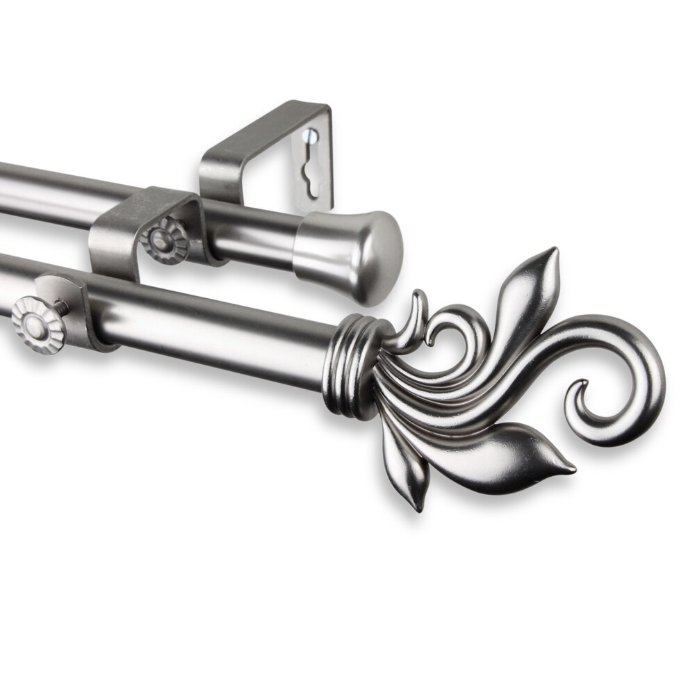 InStyleDesign Rhea Adjustable Double Curtain Rod