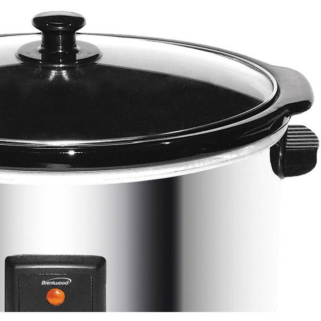 Brentwood 8 qt 360 watt Stainless Steel Slow Cooker