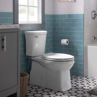 KOHLER Valiant the Complete Solution 2-Piece 1.28 GPF Single-Flush Elongated Toilet in White 45927-0