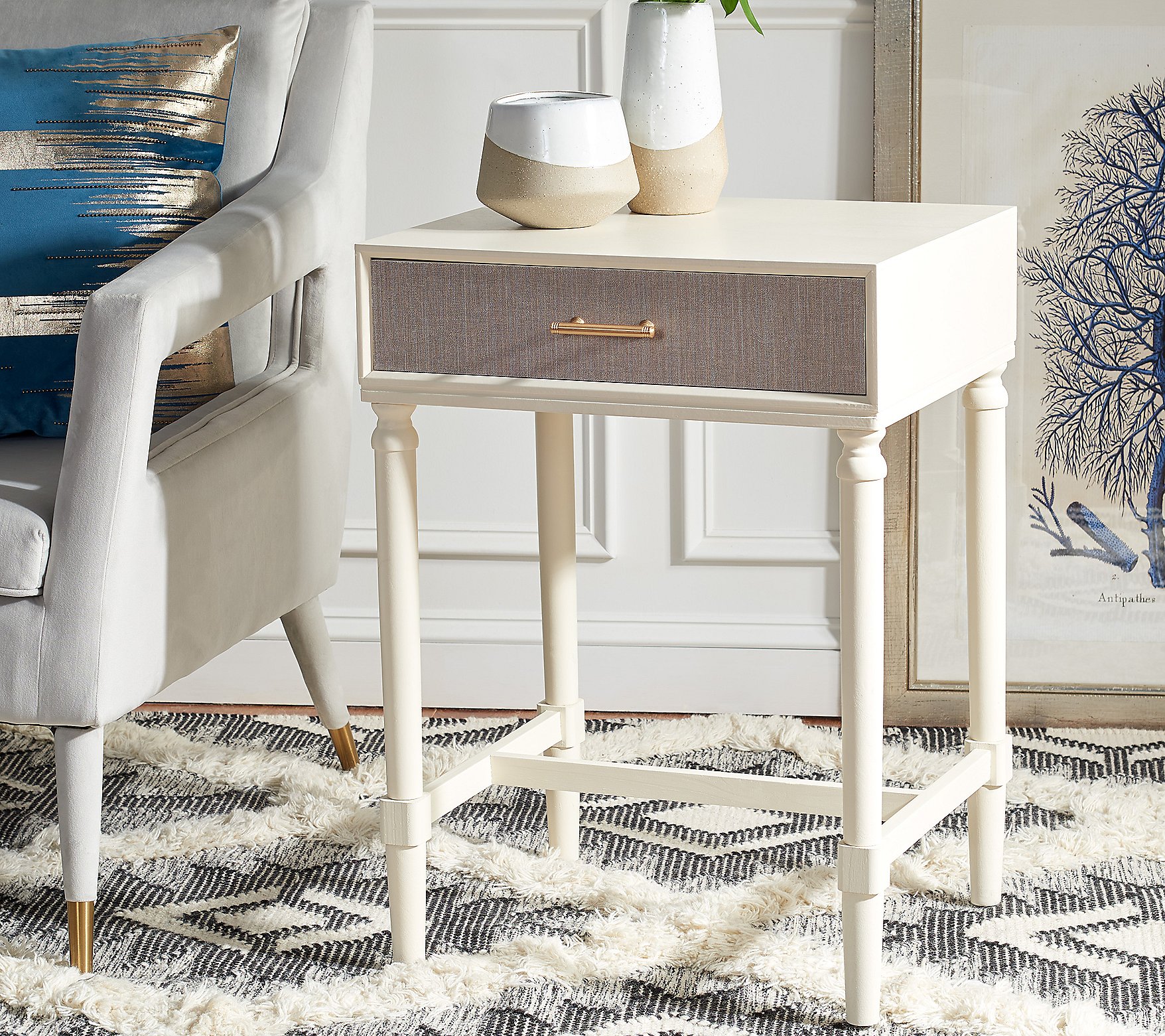 Safavieh Estella Single Drawer Accent Table