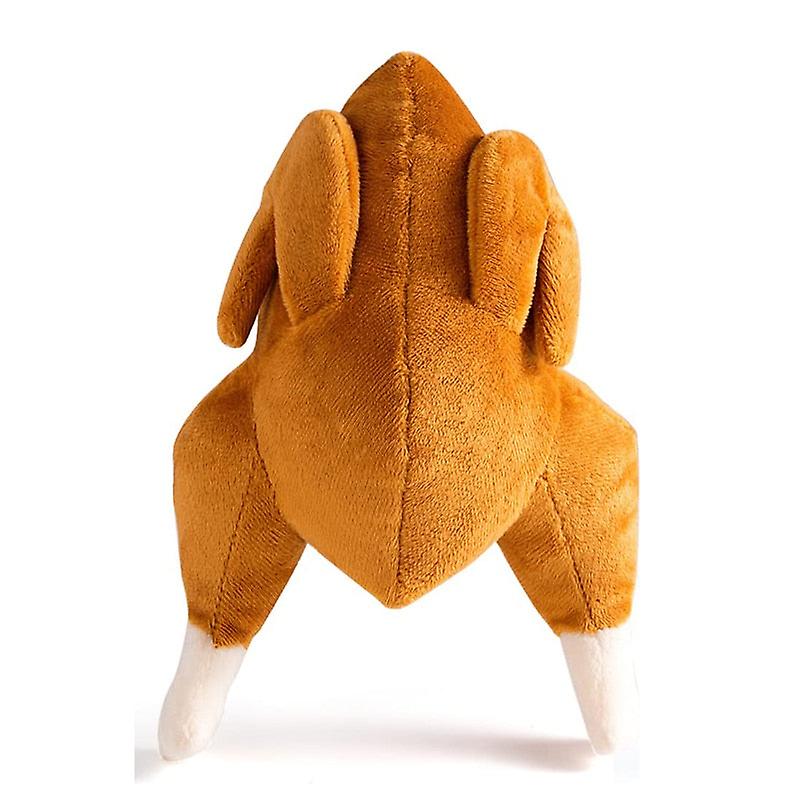 Simulated roast chicken plush dog toy