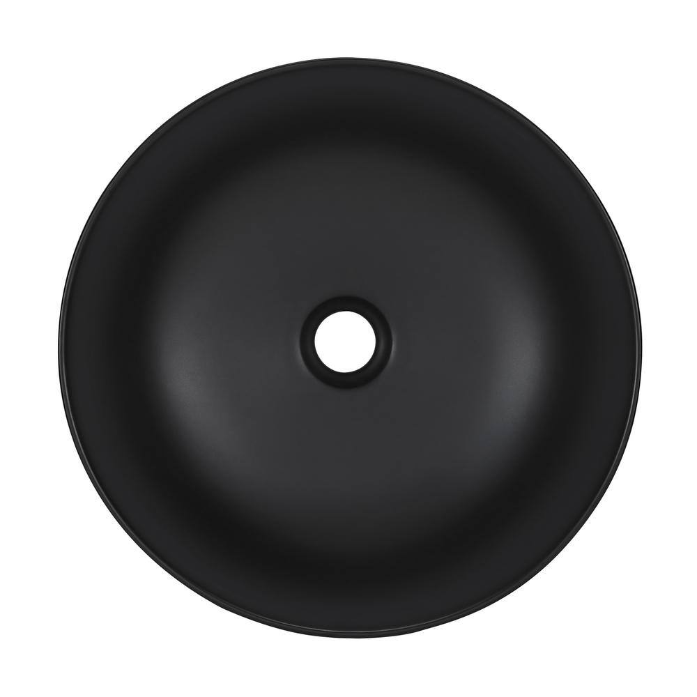 Swiss Madison Classe Vessel Sink in Matte Black SM-VS241