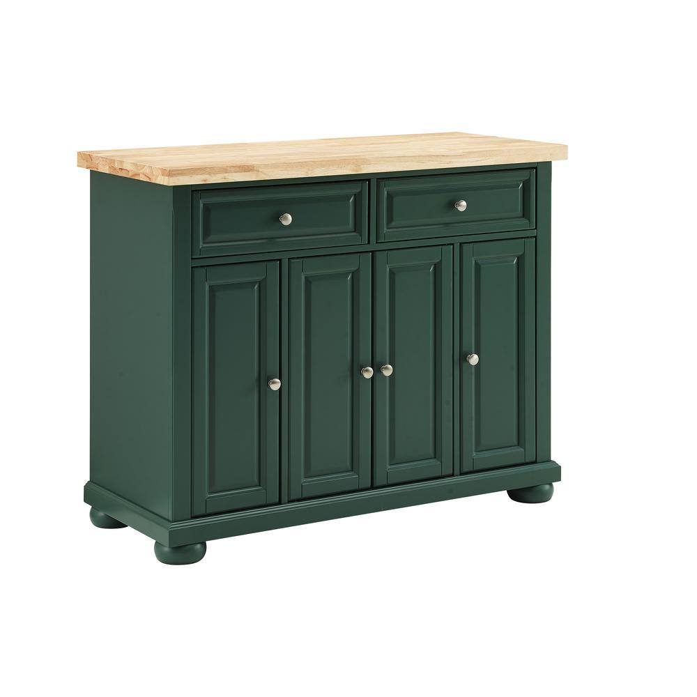 CROSLEY FURNITURE Madison Emerald Green Kitchen Island CF3021-EM