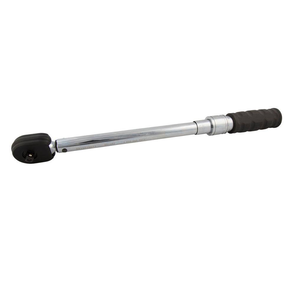 STEELMAN 38 in. Drive 10-100 ft-lb Micro-Adjustable Torque Wrench 301497