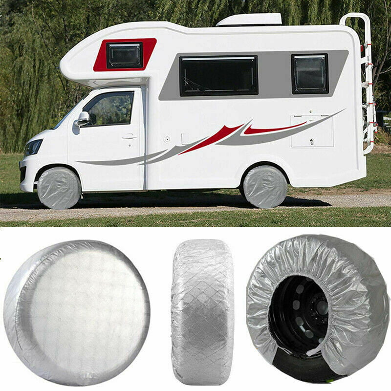 4 Pack Car Wheel Covers RV Trailer Camper Car Truck Fit for 26