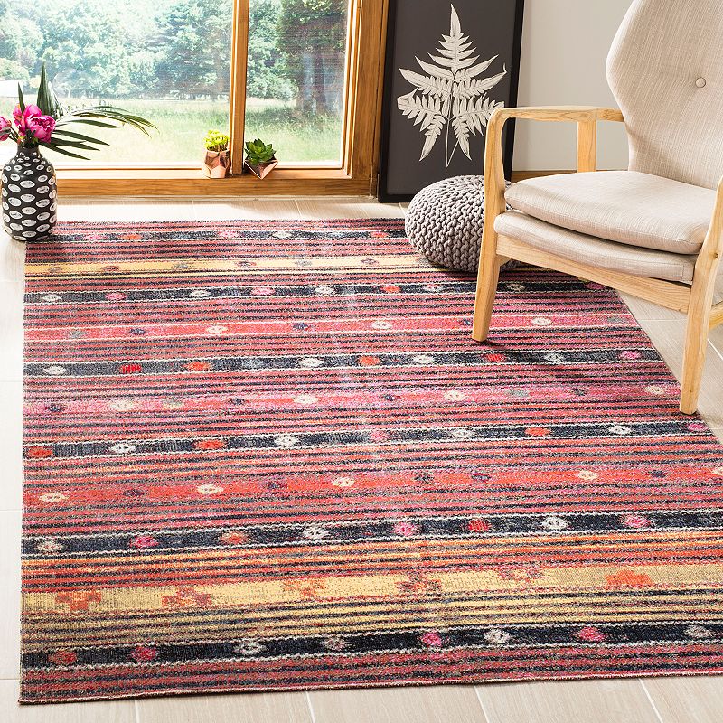 Safavieh Rust/Multi Montage Addilyn Rug