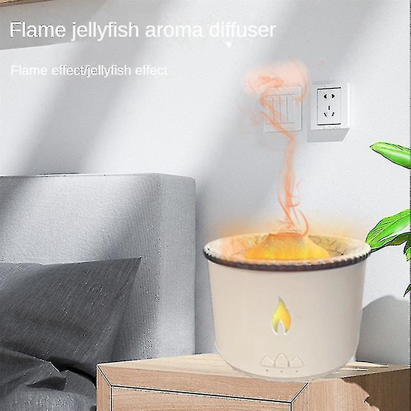 3d Diffuser 350ml Humidifier For Living Room Office Sooth Sleep Atomize Au Plug