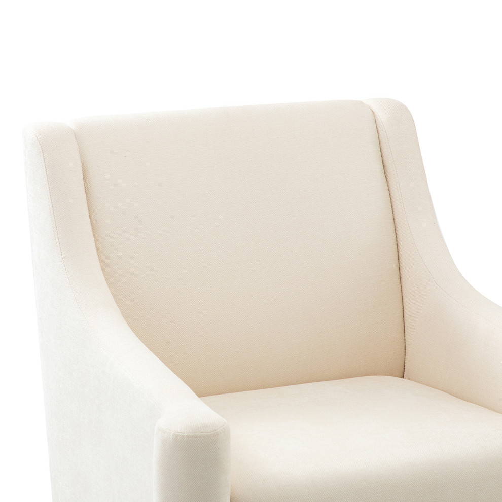 34.2 quotComfy Living Room Armchair With Sloped Arms  Set of 2   Midcentury   Armchairs And Accent Chairs   by Karat Home  Houzz