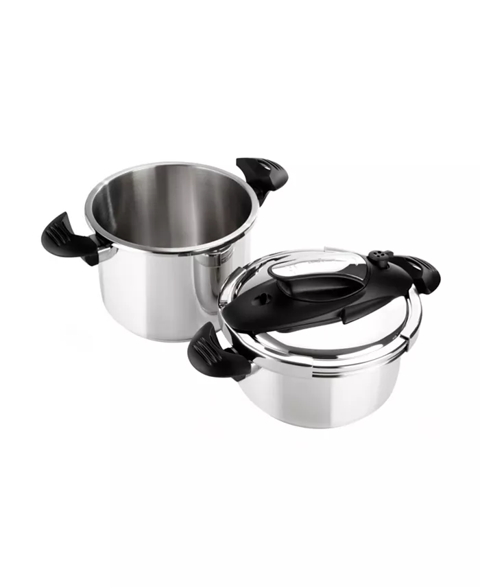 Magefesa Nova 4 and 6 Qt. 2-Pc. Stainless Steel Pressure Cookers Set