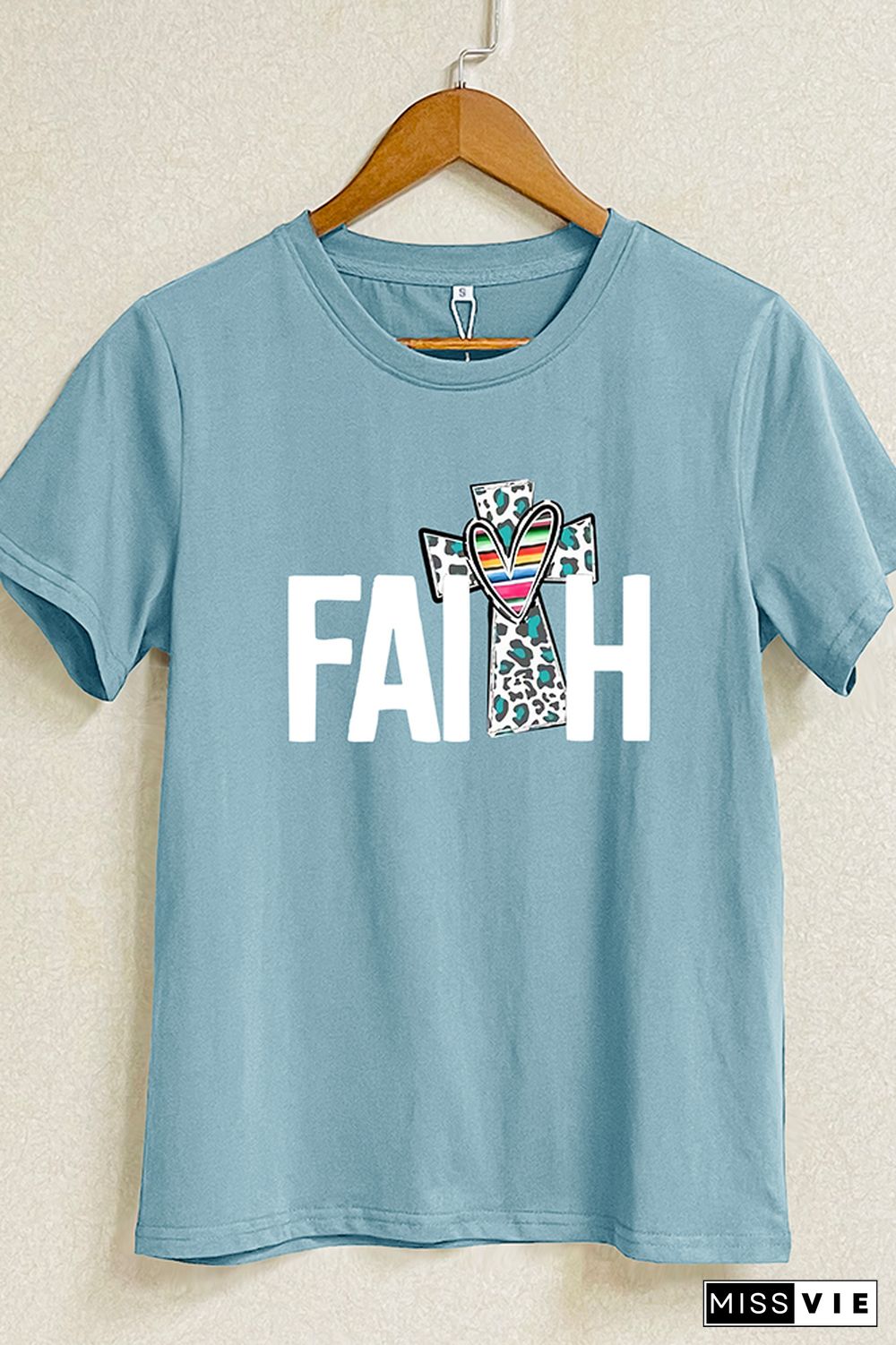 Faith Short Sleeve Graphic Tee Wholesale