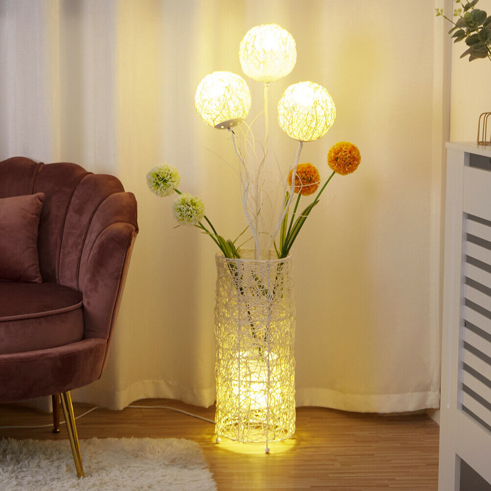 Rattan Weave Floor Lamp