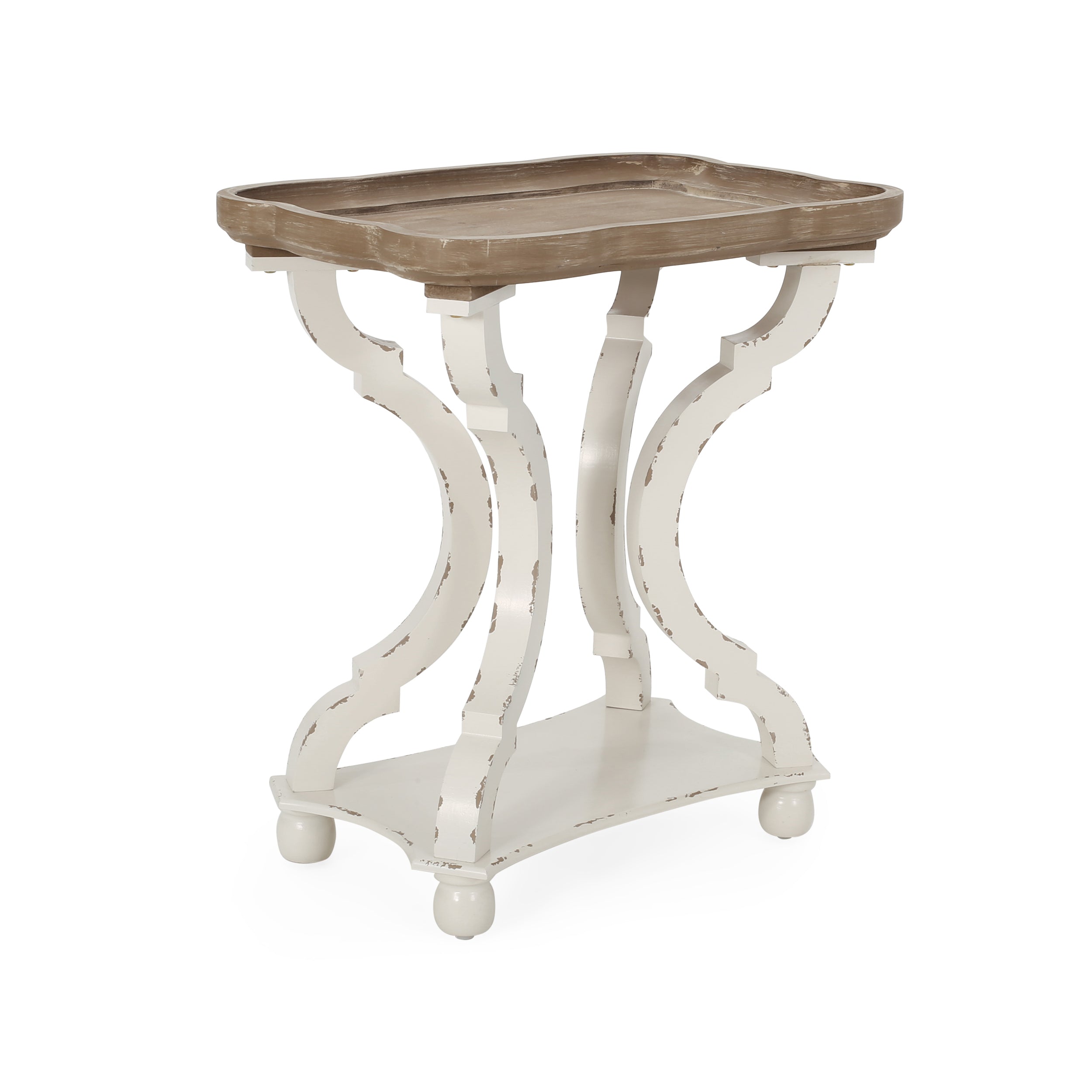 Andrew French Country Accent Table with Rectangular Top