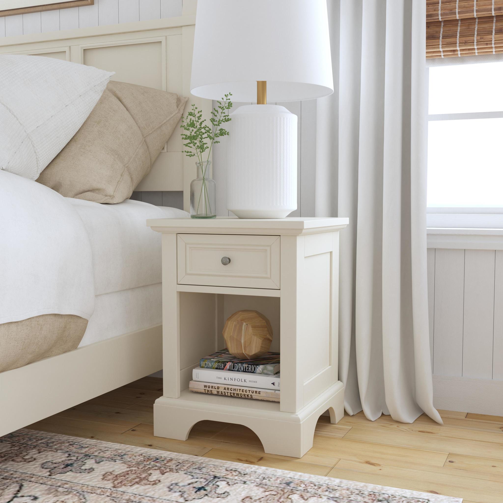 Naples Off-White Nightstand