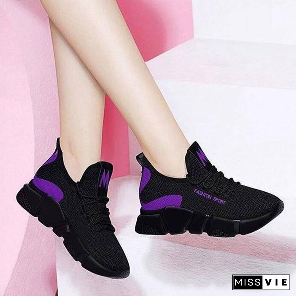 Spring Women Casual Shoes Breathable Mesh Platform Sneakers Women New Fashion Mesh Sneakers Shoes Woman Tenis Feminino