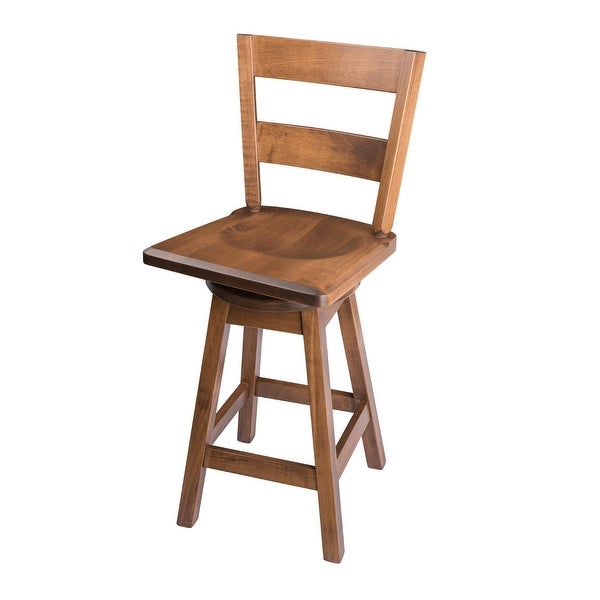 Swivel Urban Bar Stool with Straight Back