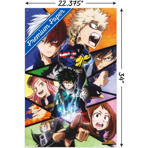 Trends International My Hero Academia Faces Unframed Wall Poster Prints