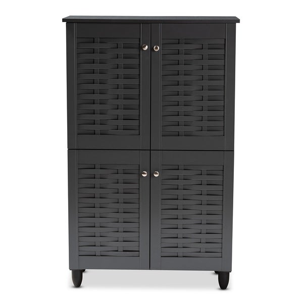 Contemporary Shoe Storage Cabinet - - 26396255