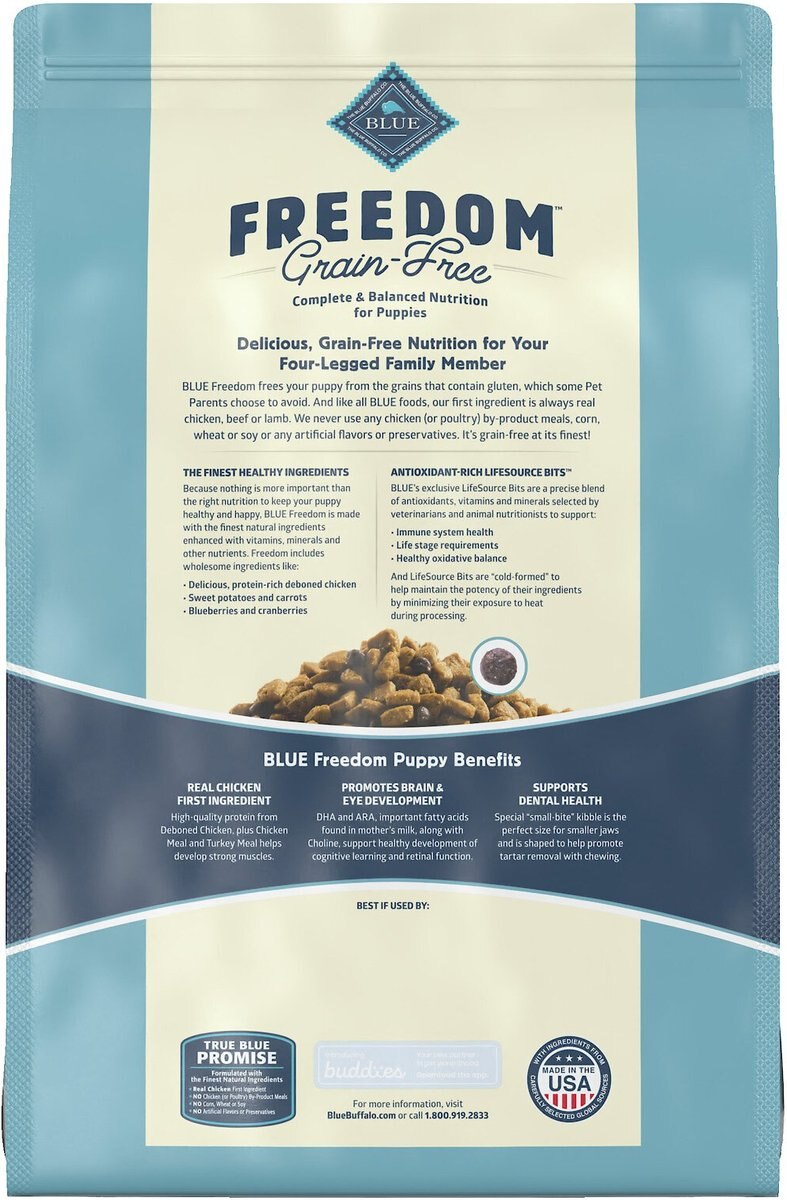 Blue Buffalo Freedom Puppy Chicken Recipe Grain-Free Dry Dog Food