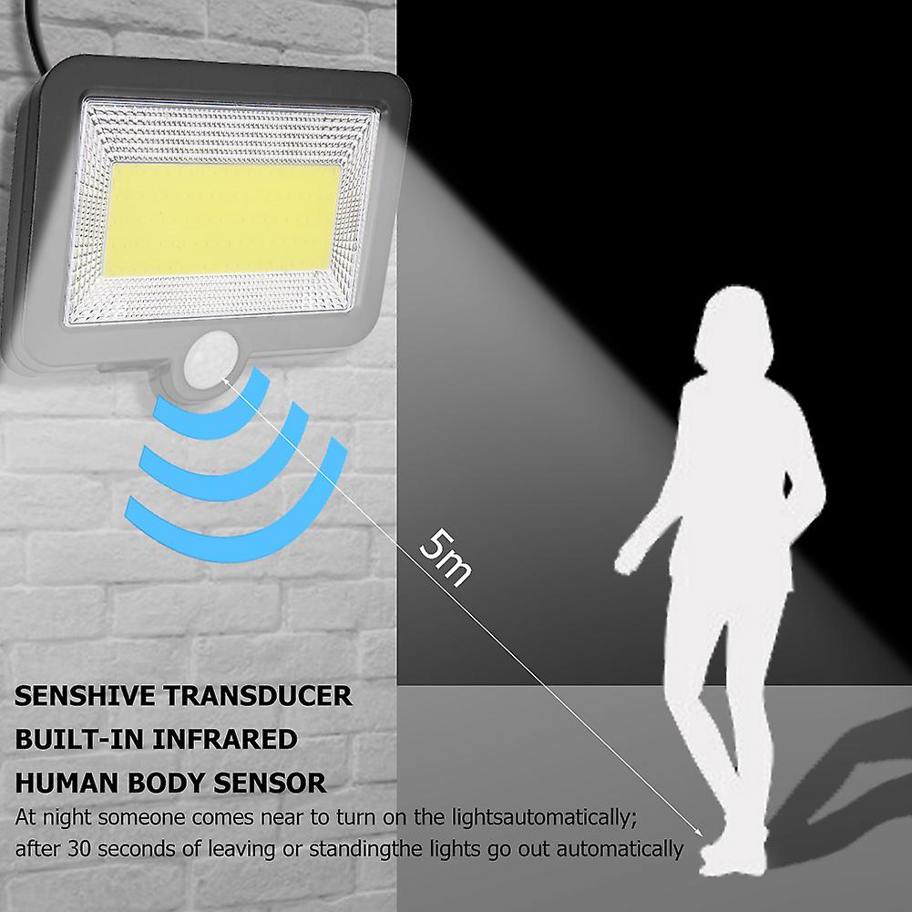 120led Solar Light Outdoors Motion Sensor Wall Light Waterproof  Emergency Security Solar Powered Lamp For Garden Street Path