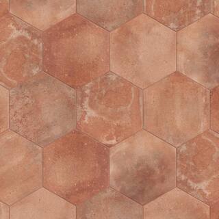 Merola Tile Americana Boston Hex North 14 in. x 16-14 in. Porcelain Floor and Wall Tile (10.89 sq. ft.Case) FNUBSHNO