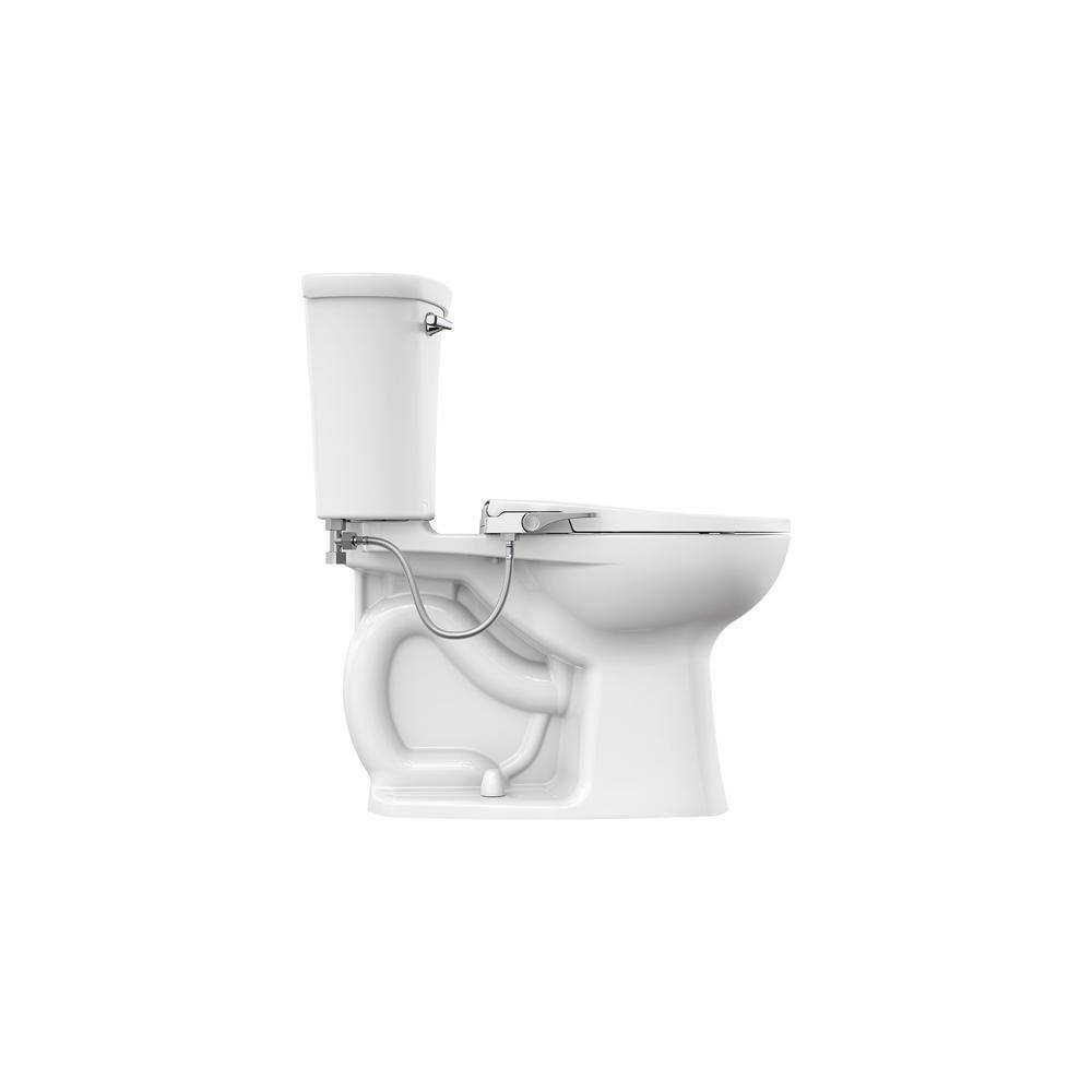 American Standard AquaWash Slim Non- Electric Slow Close Bidet Seat for Elongated Toilets in. White 8033A65G.020