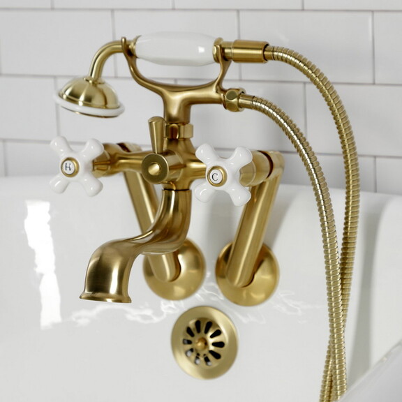 Kingston Brass KS229PXSB Kingston Tub Wall Mount C...