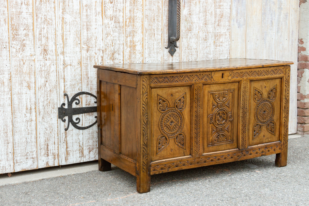 Handsome Early 19th Century English Chest   Mediterranean   Accent Chests And Cabinets   by De cor  Houzz