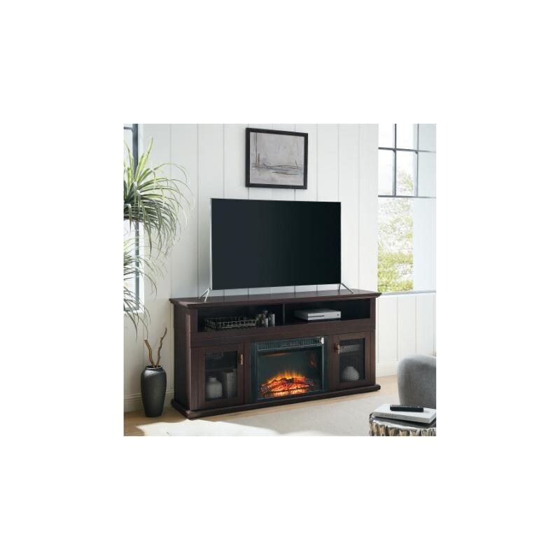 65 inches TV Stand with Electric Fireplace.