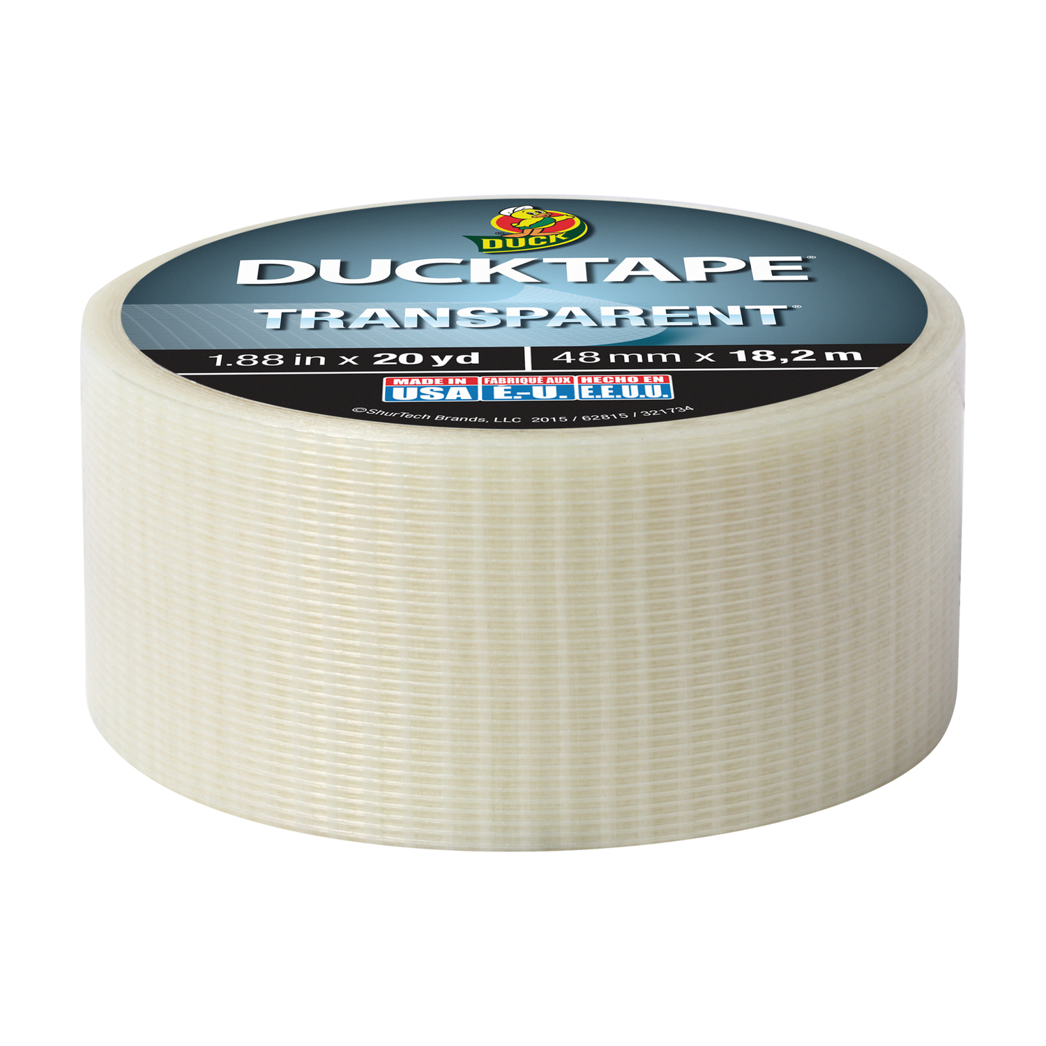 Duck 1.88 in. W X 20 yd L Clear Duct Tape