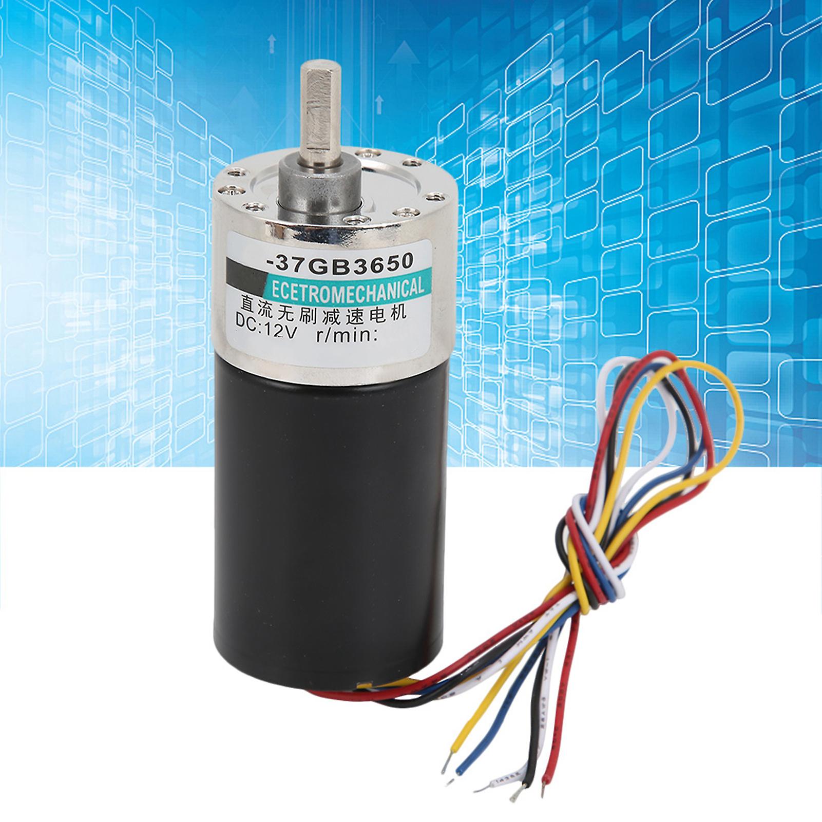 Highly Accurate Dc Brushless Motor Speed Reducer With Bracket For Measuring Instruments - 12v Cw Ccw[300rpm/min]