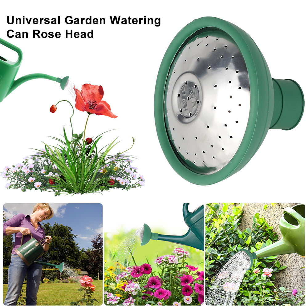 MLfire Universal Kettle Sprinkler Nozzle Garden Watering Can Rose Head Water Sprinkler Sprayer Metal and Rubber Replacement Watering Tool Nozzle