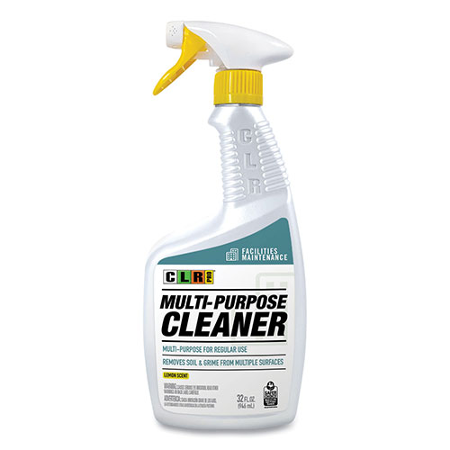 Jelmar CLR Multi-Purpose Cleaner | Lemon Scent， 32 oz Bottle， 6