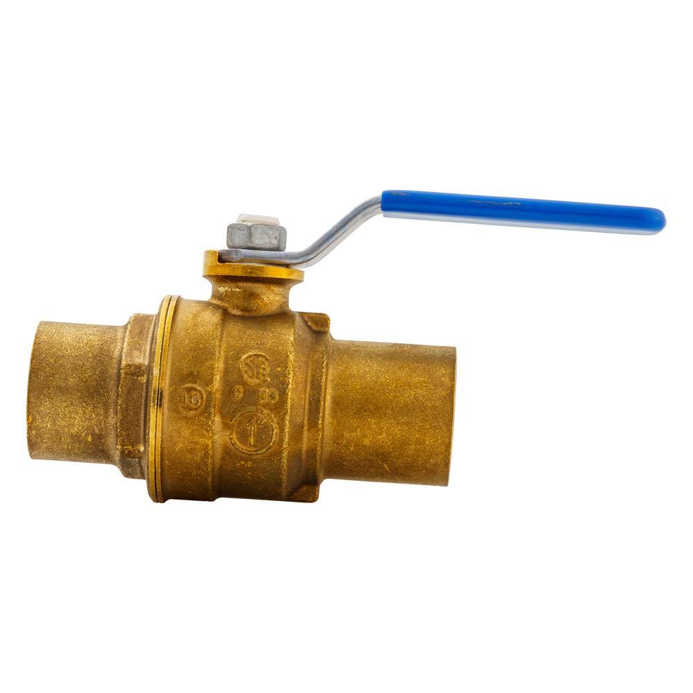 Everbilt 1 in. Brass SWT Full Port Ball Valve 107-455EB