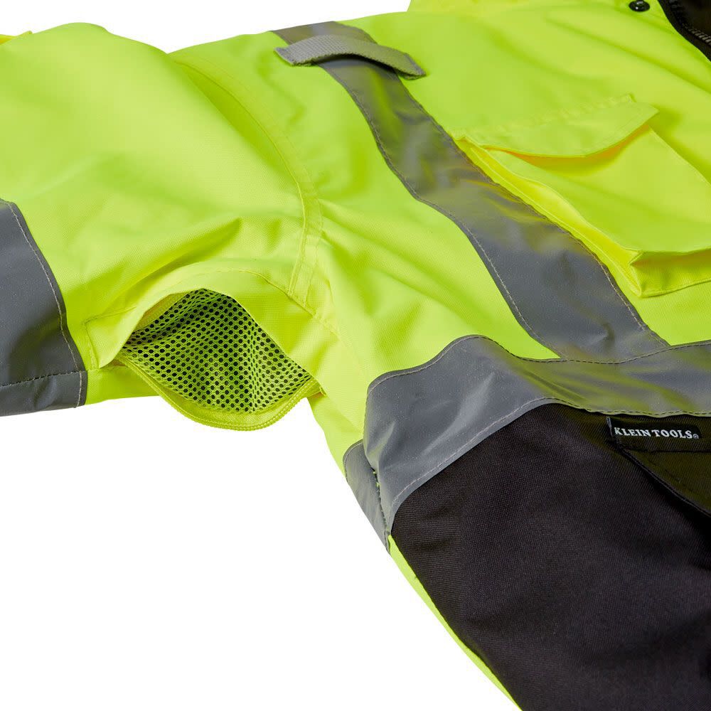 Klein Tools High Visibility Bomber Jacket 3X 60612 from Klein Tools