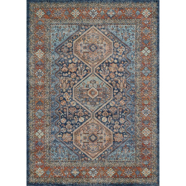 Lillhan Zareen Rug Navy Momeni