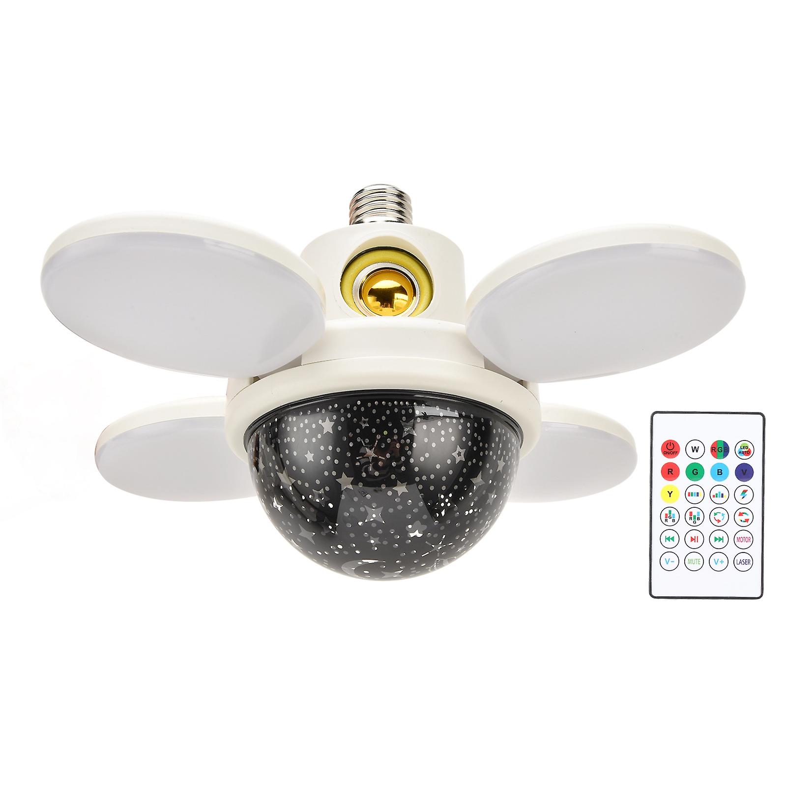 Bulb Speaker Adjustable Flexible RGB 48W E27 Lamp Head Eye Protection Soft Lighting Supplies for Hotel 85V‑265V