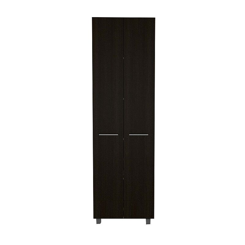 Pensacola， Double Door Pantry cabinet， Five Interior Shelves